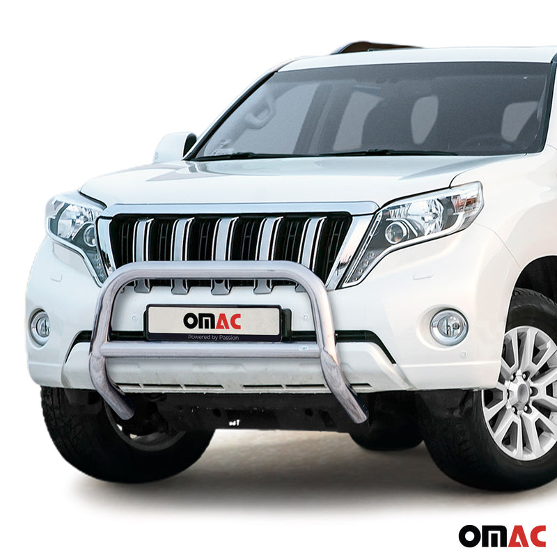 Frontbügel Frontschutzbügel für Toyota Land Cruiser 150 2013-2017 ABE Silber