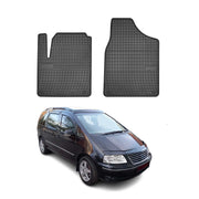 OMAC Gummi Fußmatten für VW Sharan 1995-2010 Automatten Gummi TPE Schwarz 2tlg