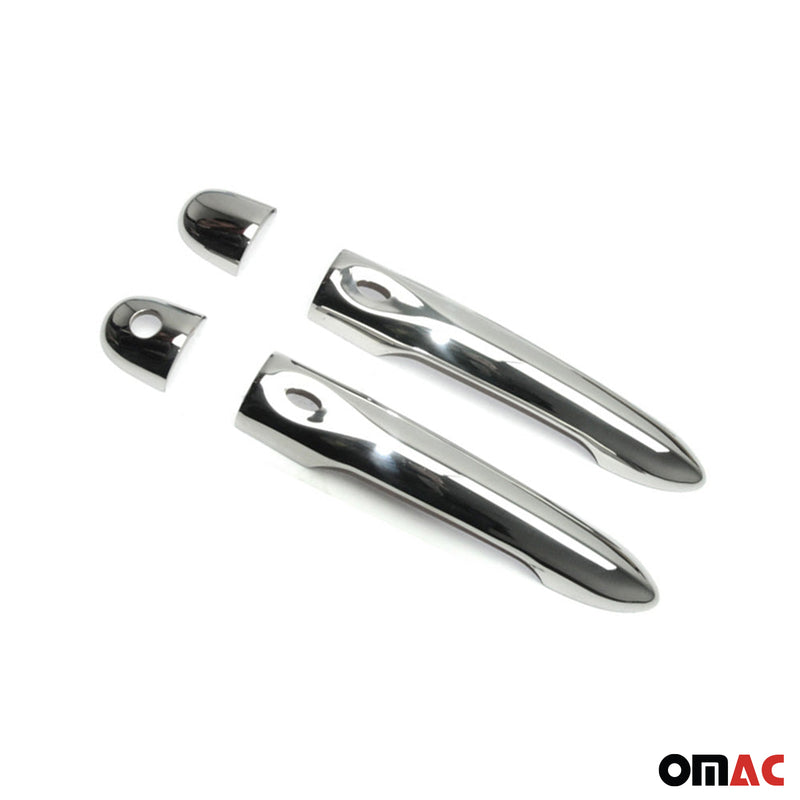 Door handle cover chrome for Renault Clio 2012-2019 2-door stainless steel 4x