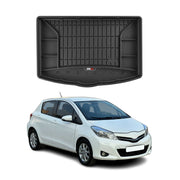 OMAC Gummi Kofferraumwanne für Toyota Yaris 2011-2019 TPE Laderaumwanne Schwarz