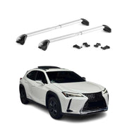 Dachträger Grundtäger für Lexus UX 2019-2026 100kg Aluminium Silber 2x ABE