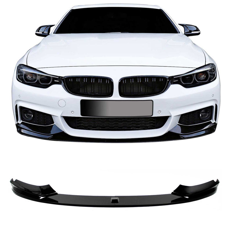 JOM Frontspoiler Lippe Stoßstange für BMW F32/ F33/ F36 2013-2021 schwarz glänz