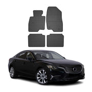 OMAC Gummi Fußmatten für Mazda 6 GJ 2012-2015 Automatten Gummi Schwarz 4tlg