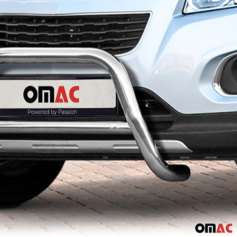 Frontbügel Frontschutzbügel für Chevrolet Trax 2013-2021 mit ABE Stahl Silber