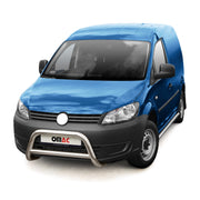 Frontbügel Schutz Frontschutzbügel für VW Caddy 2010-2018 mit ABE Stahl Silber