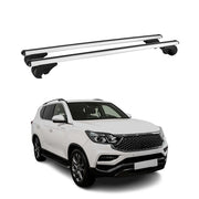 Dachträger für Ssangyong Rexton Y400 2017-2023 Gepäckträger Grundträger Schwarz