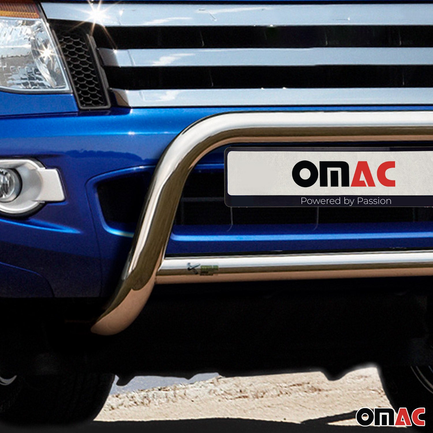 Frontbügel Frontschutzbügel für Ford Ranger 2015-2019 Stahl Silber Rammschutz