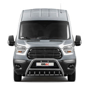 Frontbügel Frontschutzbügel für Ford Transit 2015-2019 mit ABE Rammschutz Silber