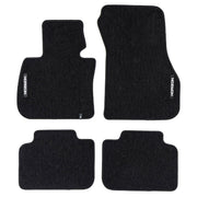 Velours Fußmatten für BMW X1 F48 2015-2022 Autoteppich Automatten  Schwarz 4 tlg