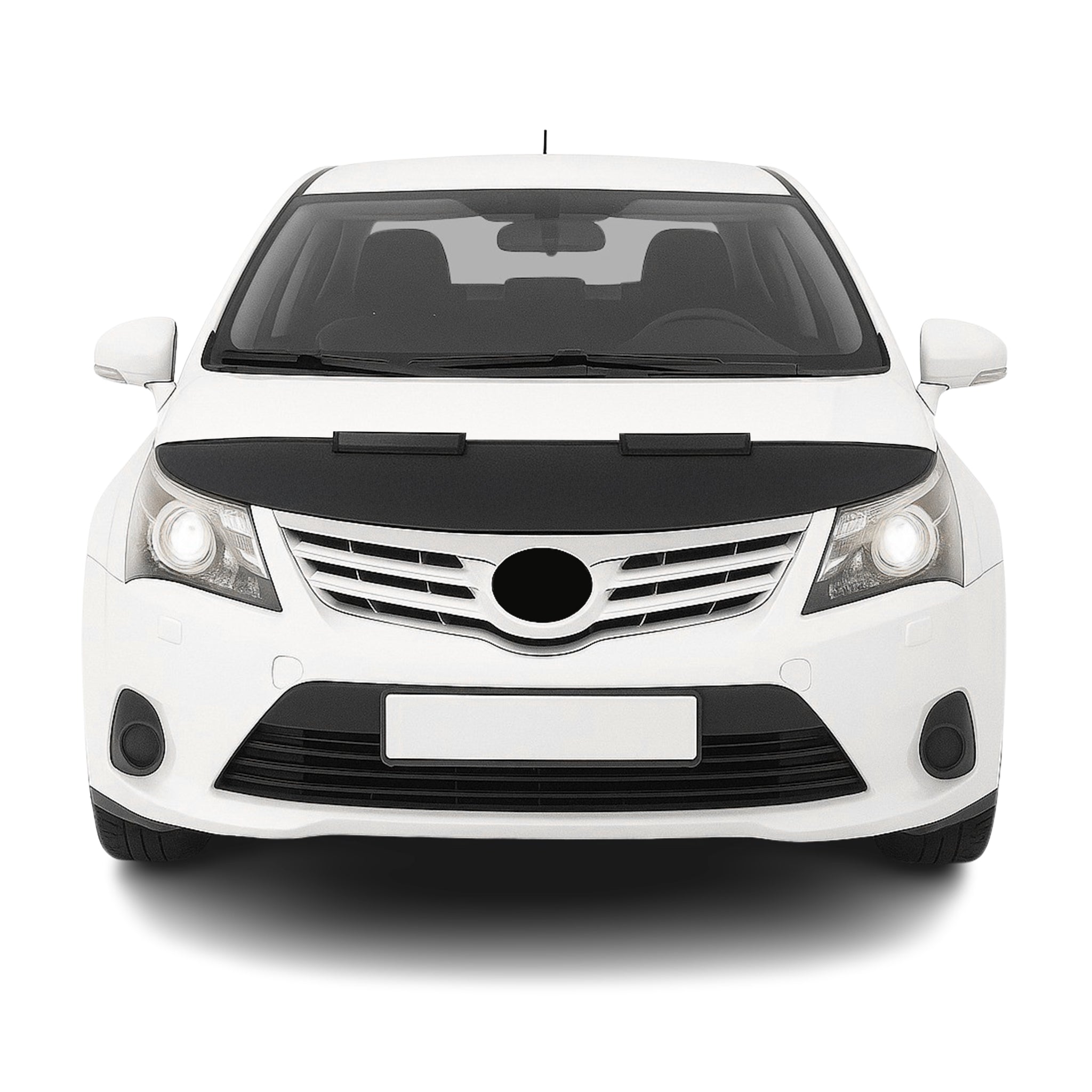 Haubenbra Steinschlagschutz Bonnet Bra für Toyota Avensis 2009-2015 Schwarz Halb