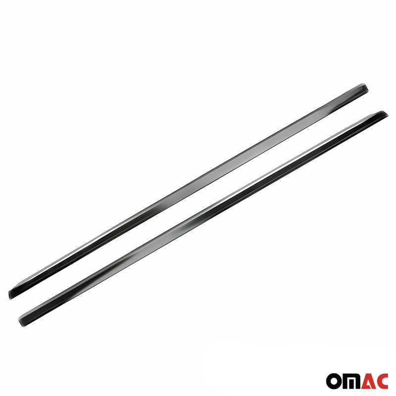 Fensterleisten Zierleisten für VW Caddy 2015-2020 Edelstahl Dunkel 2tlg