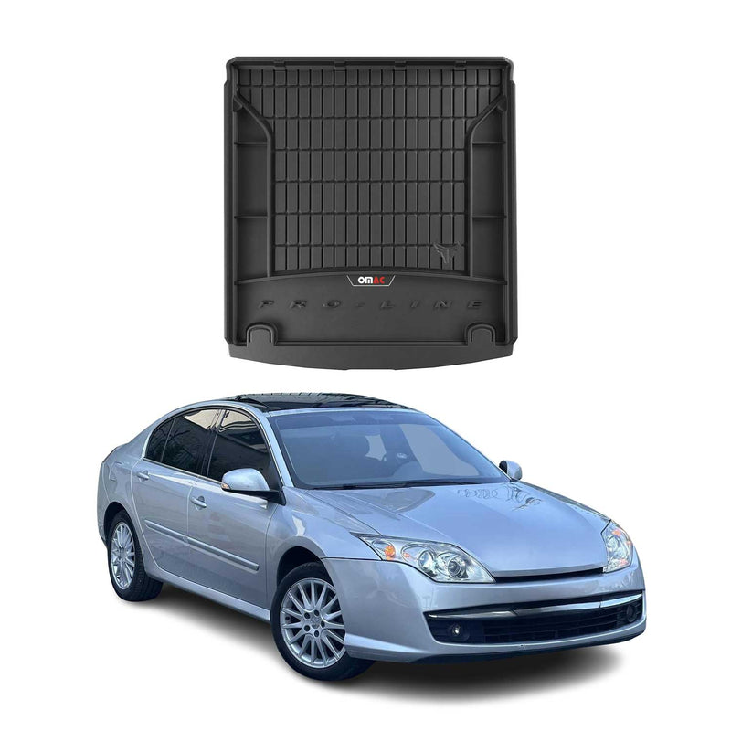 OMAC Gummi Kofferraumwanne für Renault Laguna Grandtour 2007-2015 TPE Schwarz