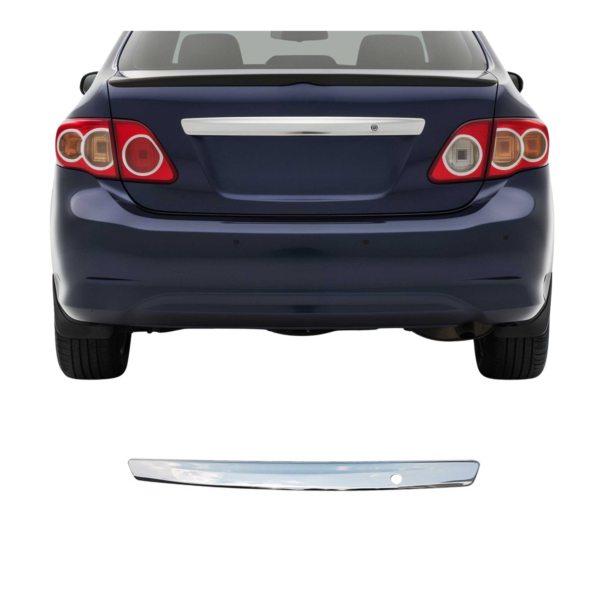 Heckklappe Kofferraumöffner für Toyota Corolla Limo 2007-2016 Edelstahl Chrom