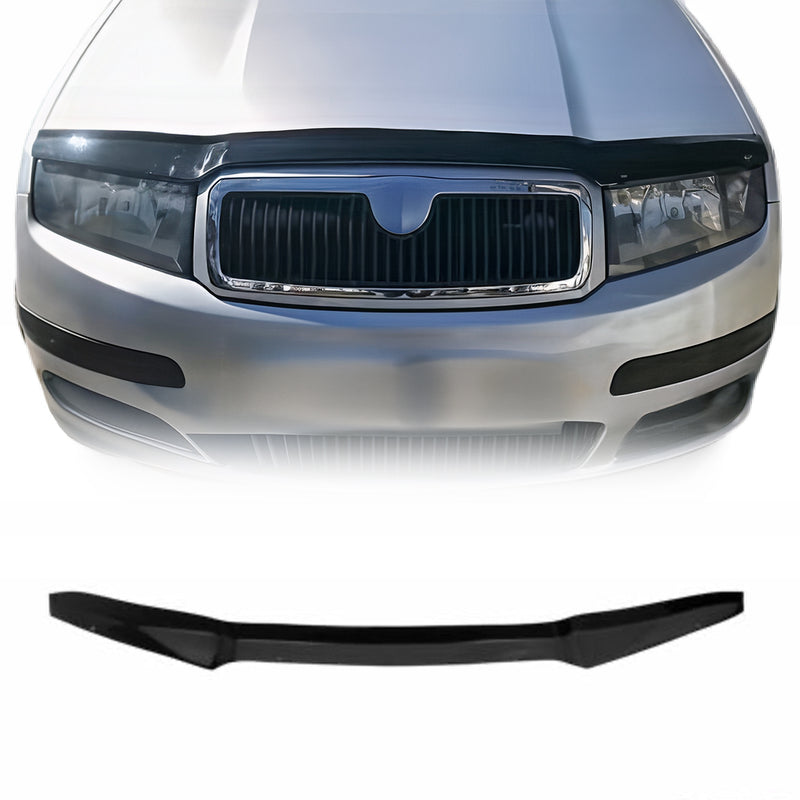 Motorhaube Deflektor Insekten Steinschlagschutz für Skoda Fabia 1999-2007 Dunkel