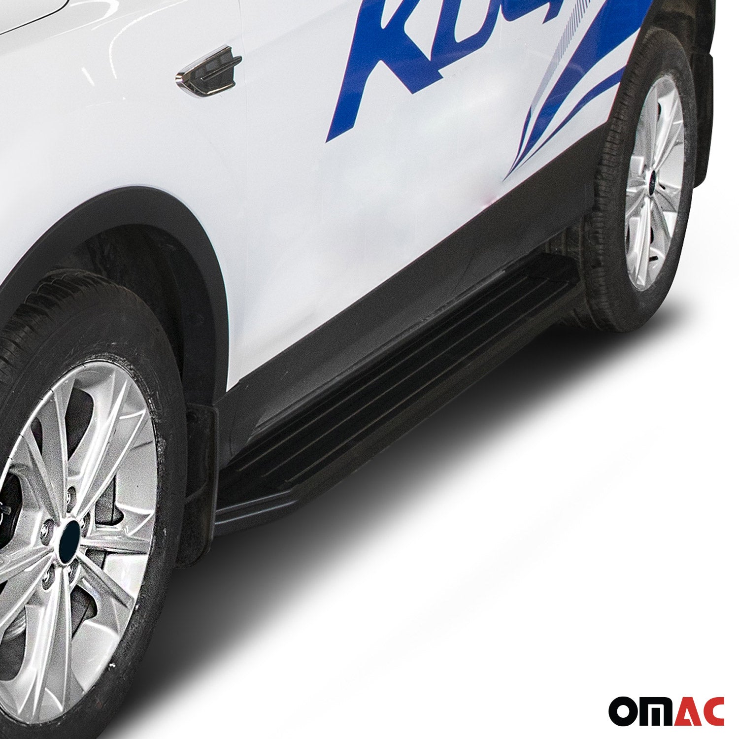 Trittbretter Seitenschweller für Ford Kuga 2013-2024 Alu Schwarz ABE