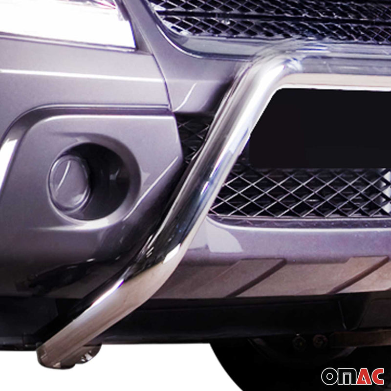 Frontbügel Frontschutzbügel für Suzuki Grand Vitara 2006-2015 Stahl Silber