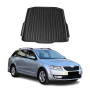 Kofferraumwanne Laderaumwanne für Skoda Octavia Kombi 2013-2019 Gummi TPE