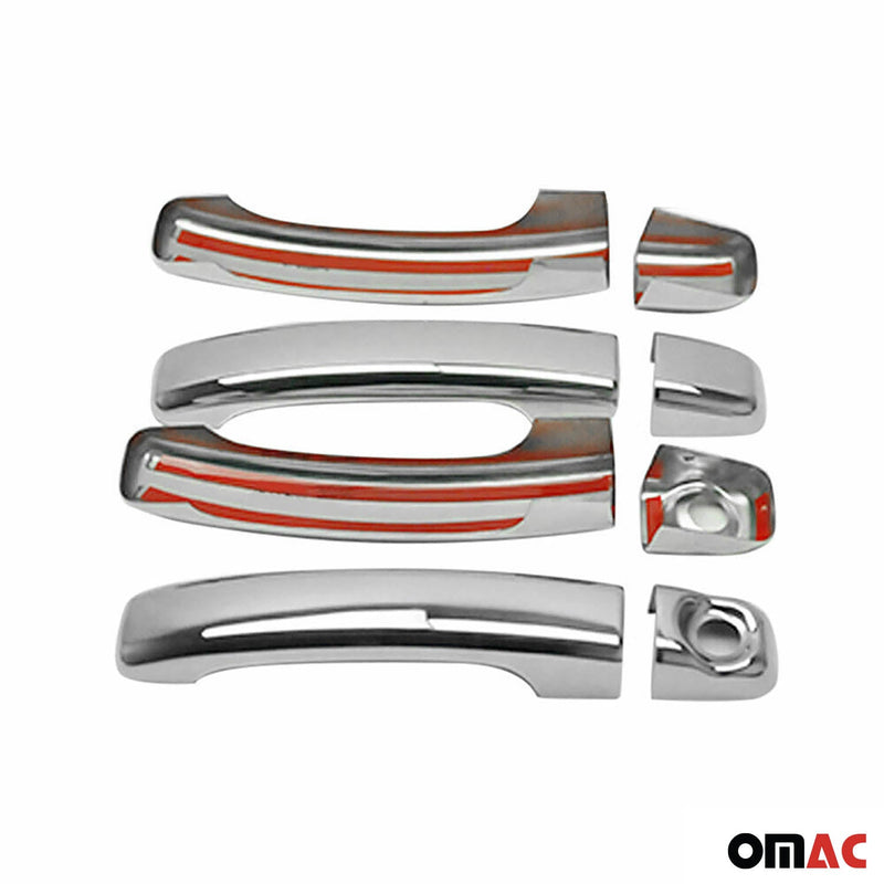 Door handle cover door handle caps for Nissan NV400 2010-2021 stainless steel silver 8 pieces