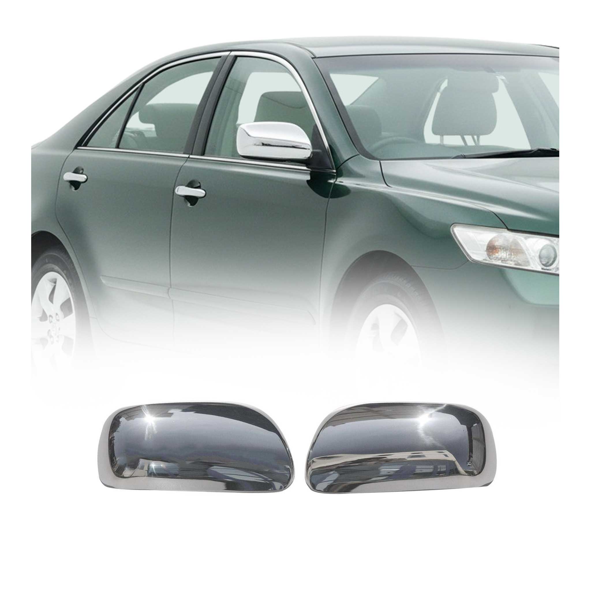 Spiegelabdeckung Spiegelkappen für Toyota Camry XV40 2006-2011 Chrom Edelstahl