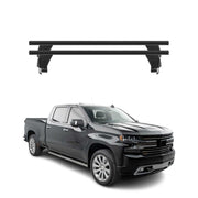 Menabo Dachträger Grundtäger für Chevrolet Silverado IV 2019-26 4-Tür Schwarz 2x