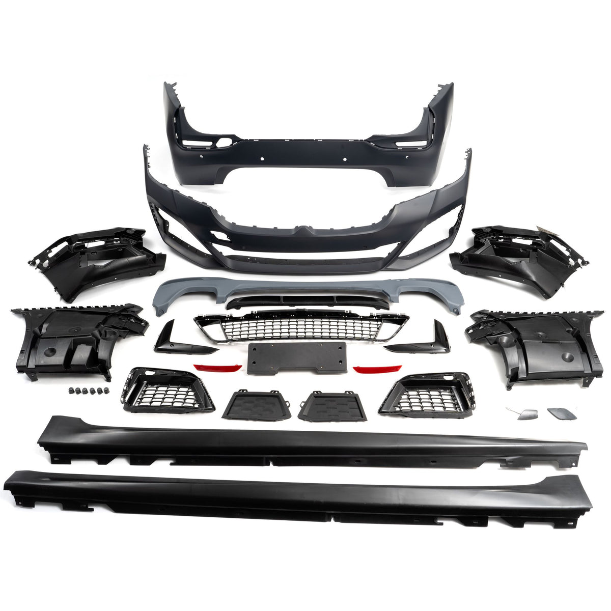 JOM Stoßstangen Kit & Seitenschweller für BMW 5er G30 LCI 2020- PDC Polypropylen