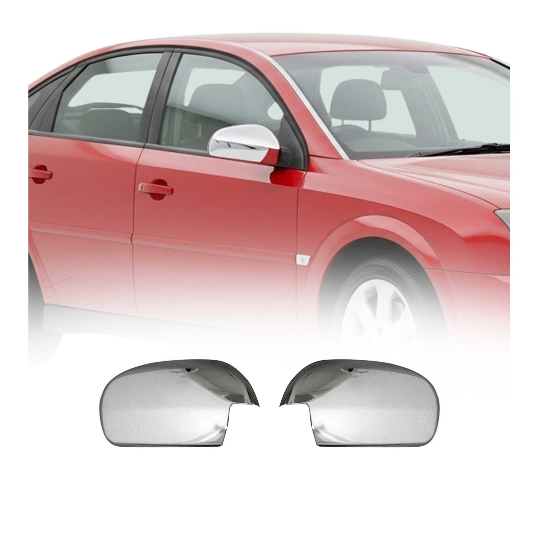 Spiegelkappen Spiegelabdeckung für Opel Vectra C Signum Edelstahl Chrom 2tlg