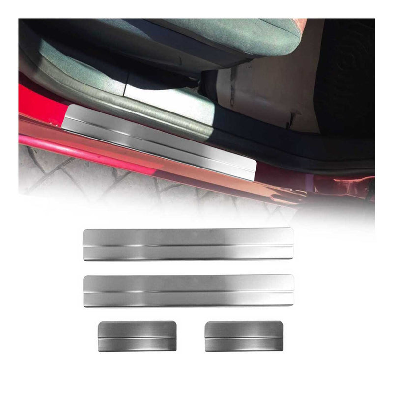 Einstiegsleisten Türschweller für Ford Fiesta 2001-2008 Edelstahl Silber 4tlg