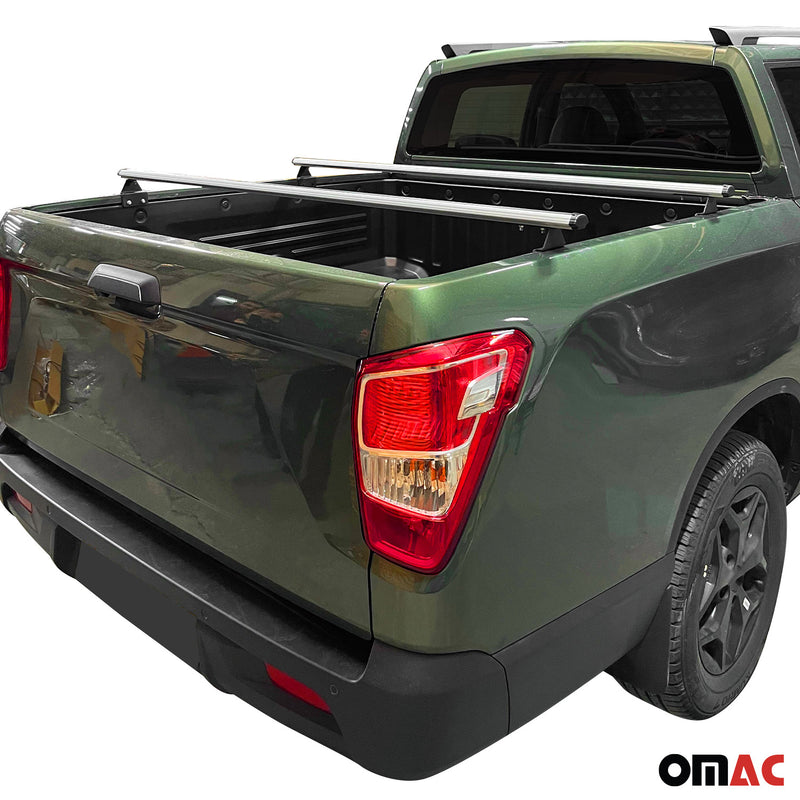 Dachträger Ladeflächenträger Querträger für VW Amarok 2010-2024 Alu Grau 2x