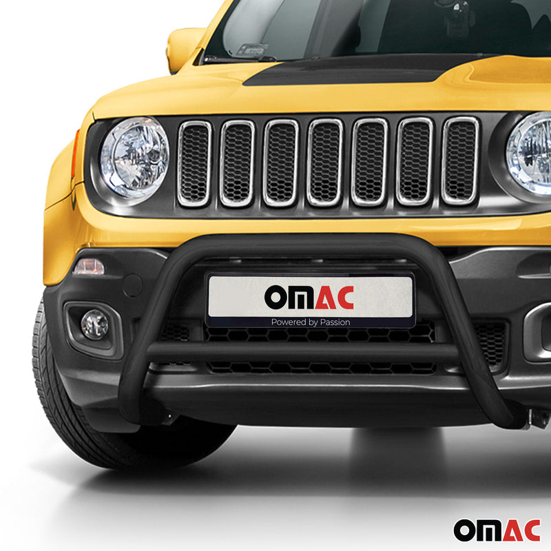 Frontbügel Frontschutzbügel für Jeep Renegade 2014-2024 mit ABE Stahl Schwarz