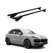 Menabo Dachträger Grundtäger für Porsche Cayenne 2019-2026 75kg Alu Schwarz 2x