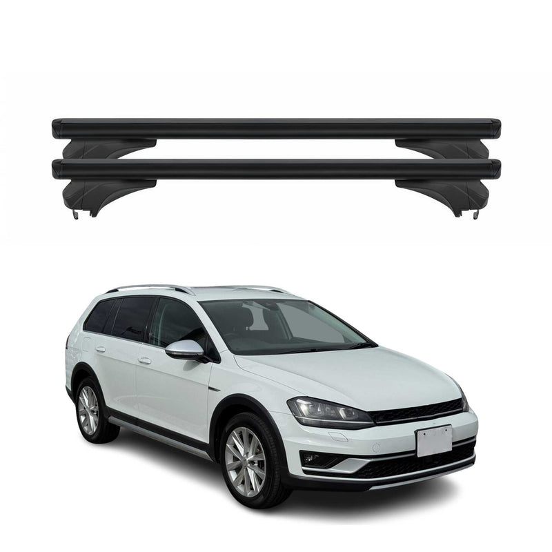 Menabo Dachträger für VW Golf VII Variant / Golf VII Sport Van 2013-2019 Schwarz