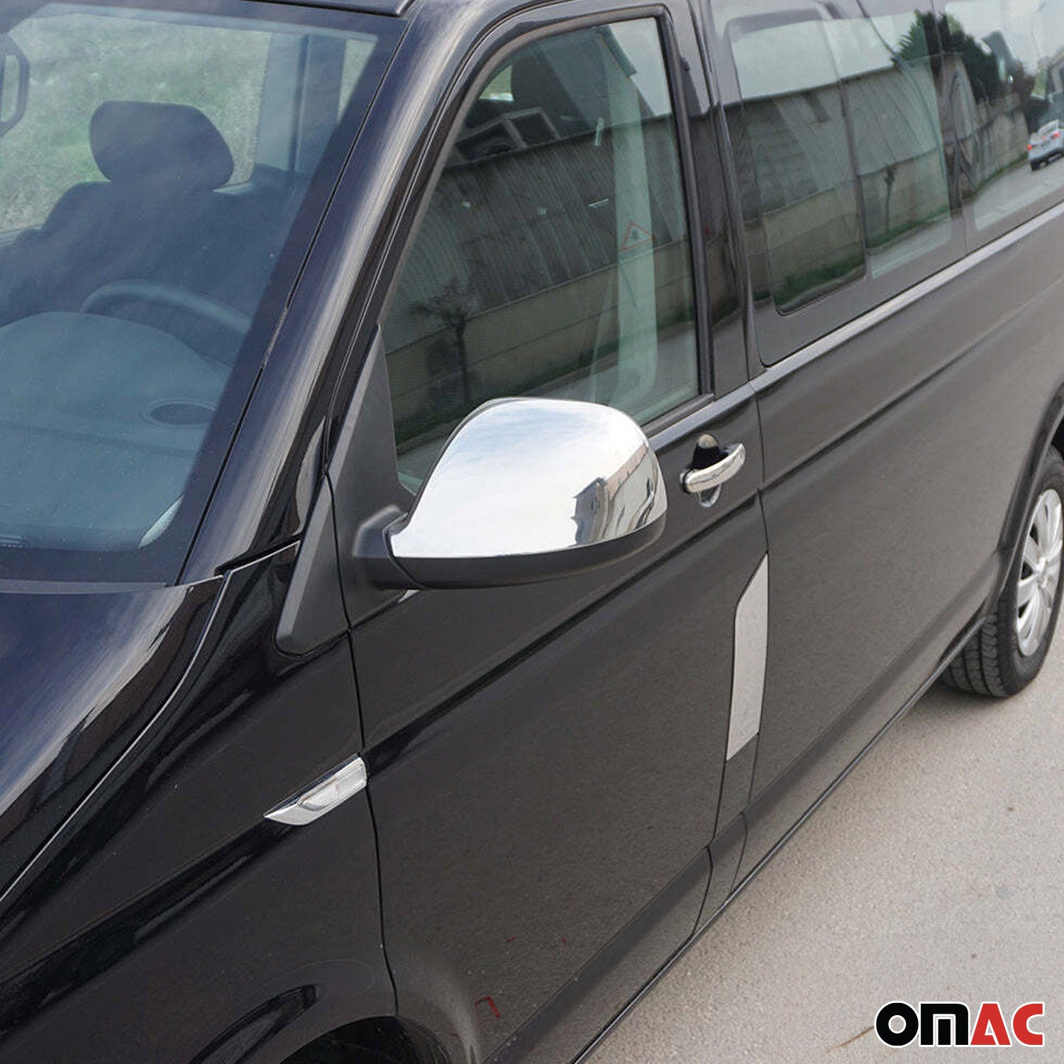 Spiegelkappen Spiegelabdeckung für VW Transporter T5 2010-2015 Edelstahl Chrom