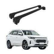Dachträger Grundtäger für DFSK E5 2023-2026 75kg Aluminium Schwarz 2 tlg