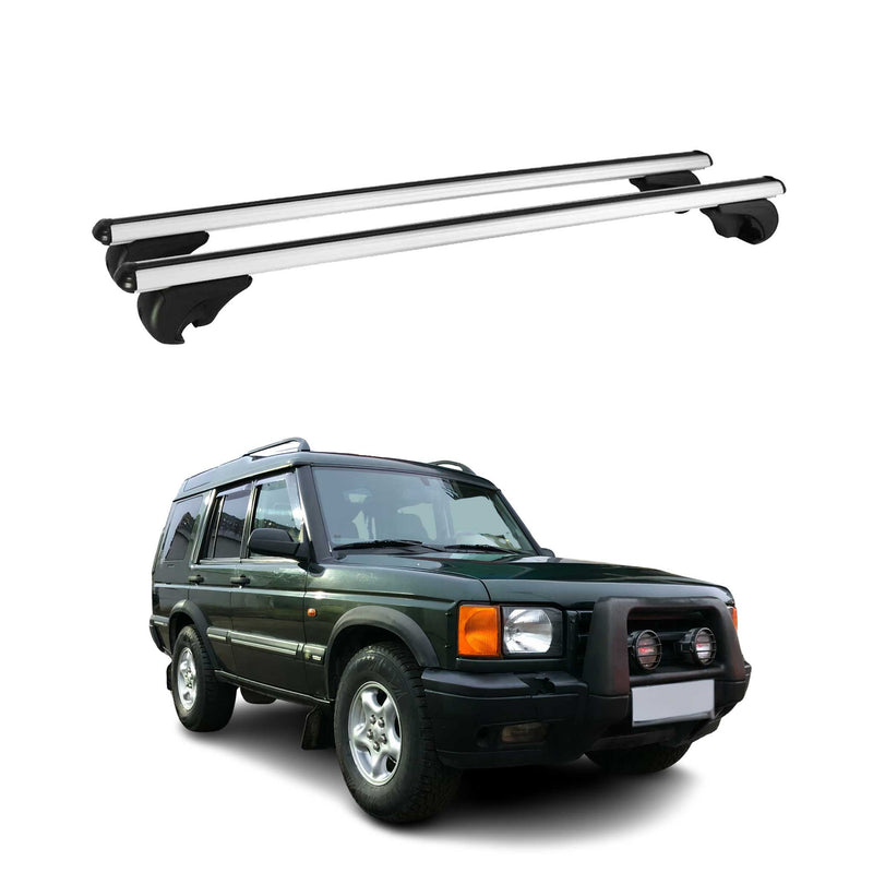 Dachträger Grundtäger für Land Rover Discovery II 1998-2004 75kg Alu Silber 2x