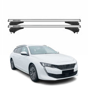 Menabo Dachträger Grundtäger für Peugeot 508 II Kombi 2018-2025 Alu Silber 2 tlg