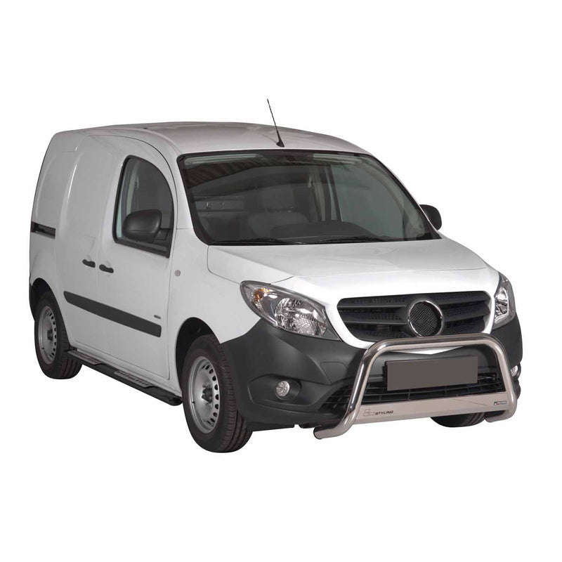 Edelstahl Seitenschweller Schwellerrohre für Mercedes Citan 2012-2020 Schwarz