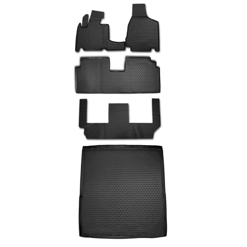 2008-2020 Dodge Grand Caravan/Voyager Fußmatten & Kofferraumwanne Set TPE