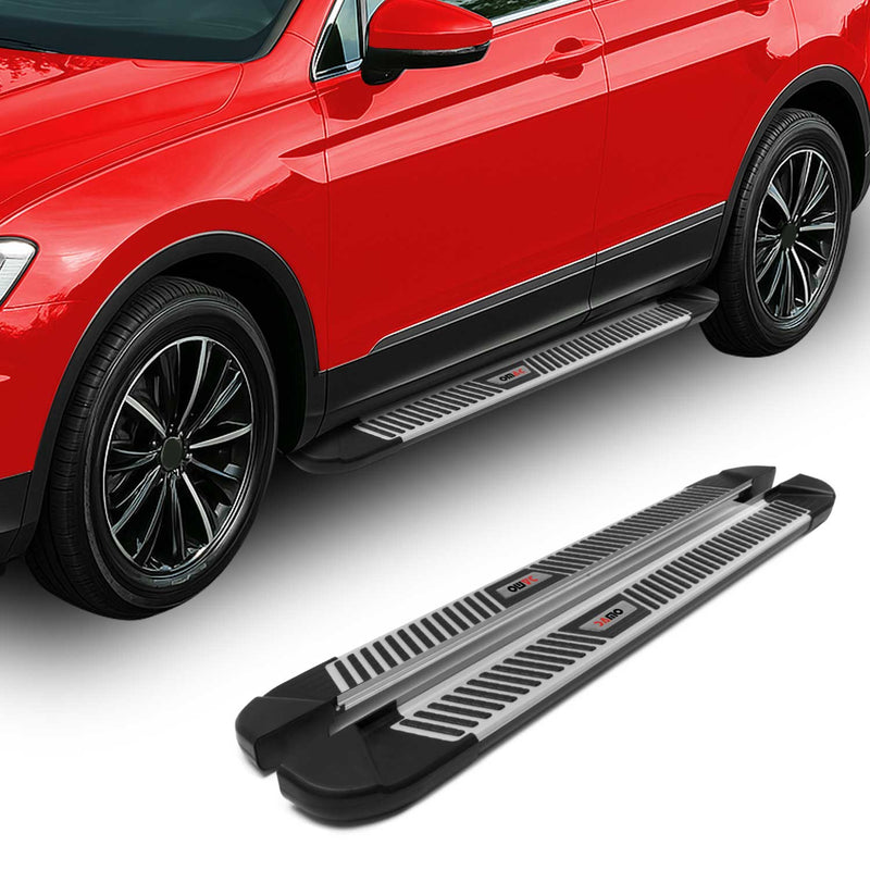 Trittbretter Seitenbretter Seitenschweller für Jeep Renegade 2014-24 Alu Schwarz