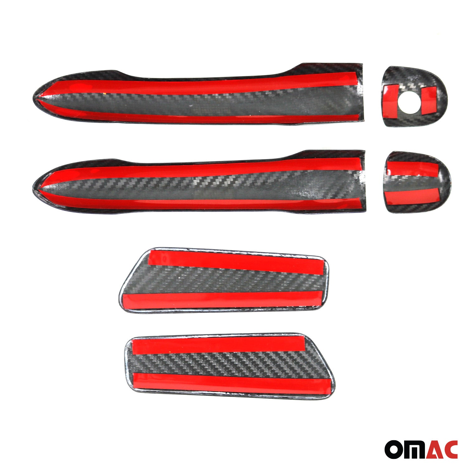 Türgriff Blende Carbon für Renault Clio 2012-2019 4Tür Kohlefaser 6tlg