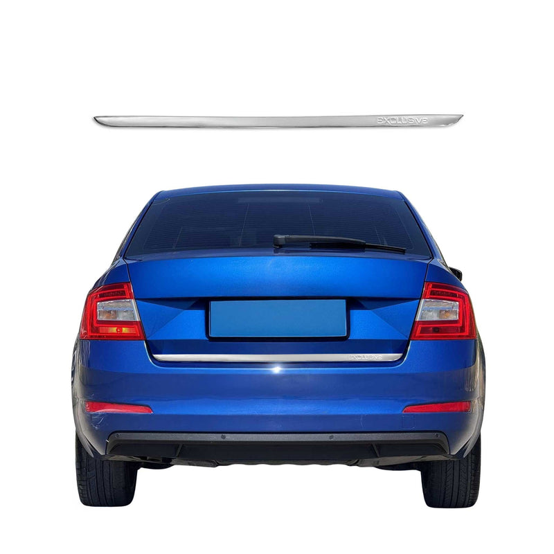Kofferraumleiste Heckklappe Leiste für Skoda Octavia 2013-2019 Edelstahl Chrom