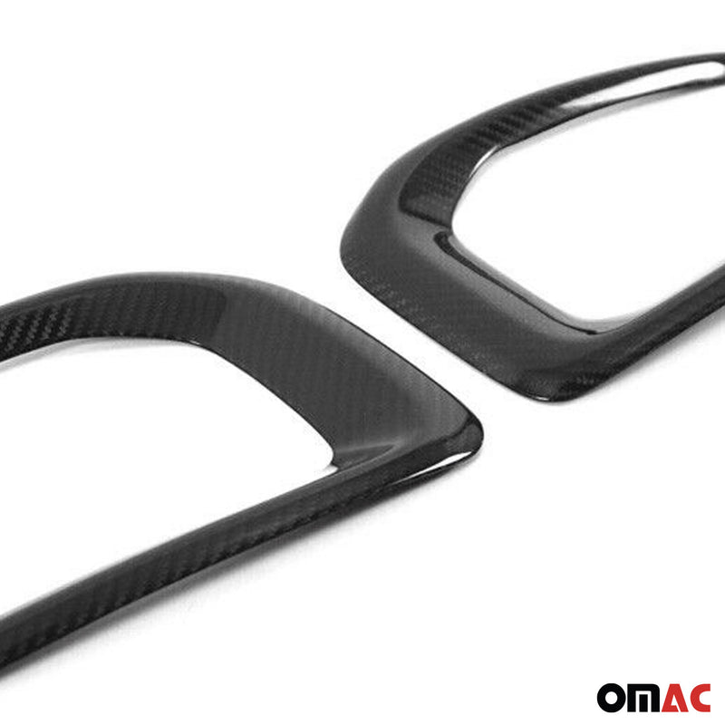 Nebelscheinwerfer Rahmen Umrandung für Jeep Renegade 2014-2019 Kohlefaser