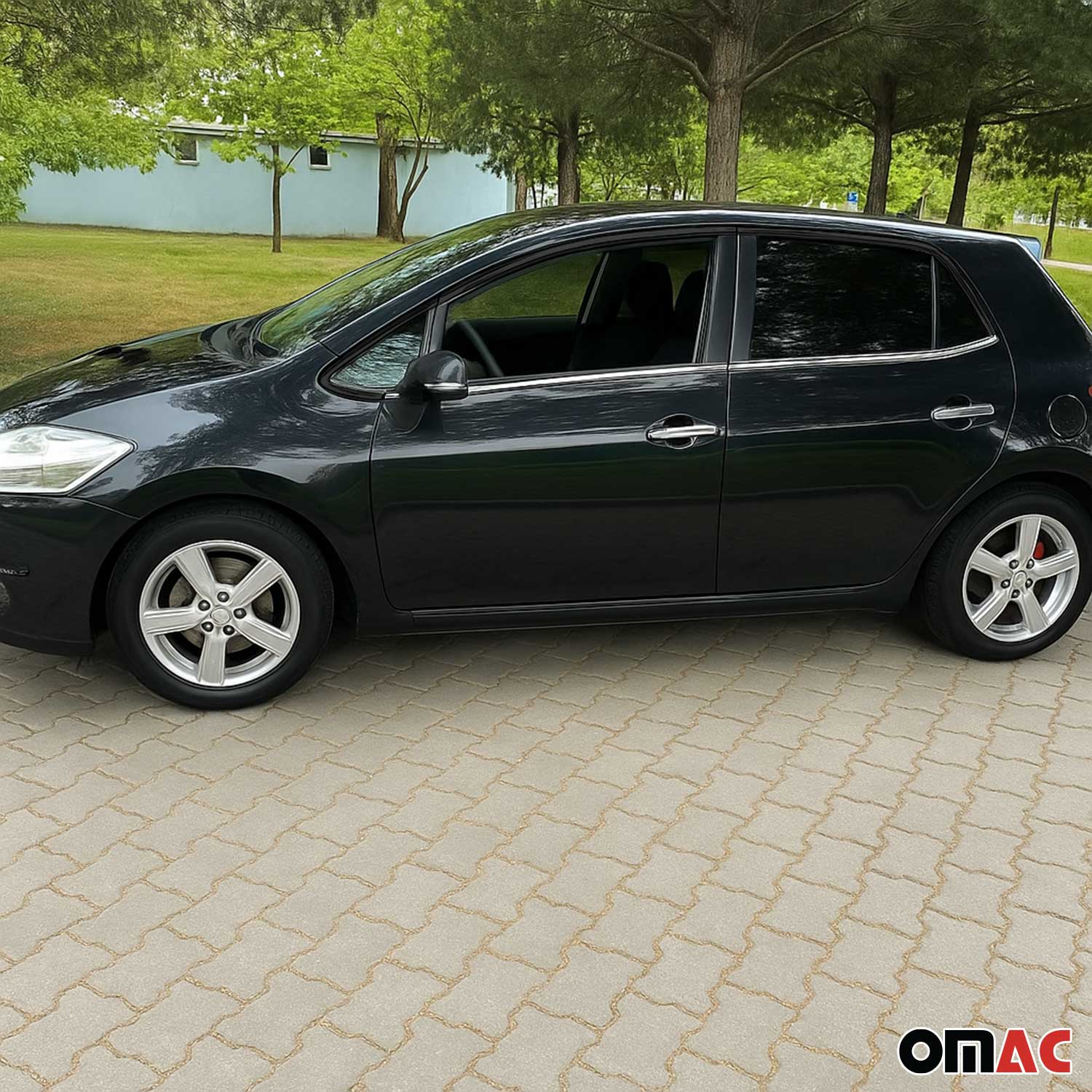 Fensterleisten Zierleisten für Toyota Auris 2006-2012 Edelstahl Chrom 4tlg