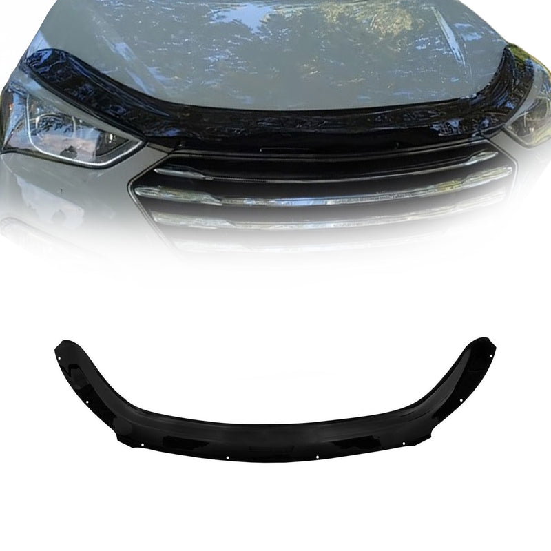 Motorhaube Deflektor Insektenschutz für Hyundai Santa Fe 2012-2018 Dunkel