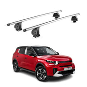 Alu Dachträger für Citroen C3 Aircross 2024-2026 TÜV T-Nut 75 kg 2tlg Silber