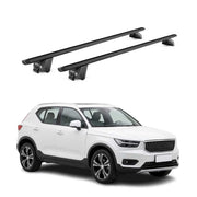Dachträger Grundtäger für Volvo XC40 2018-2026 100kg Aluminium Schwarz 2 tlg ABE