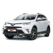 Frontbügel Frontschutzbügel für Toyota RAV4 2015-2018 Edelstahl mit ABE Schwarz