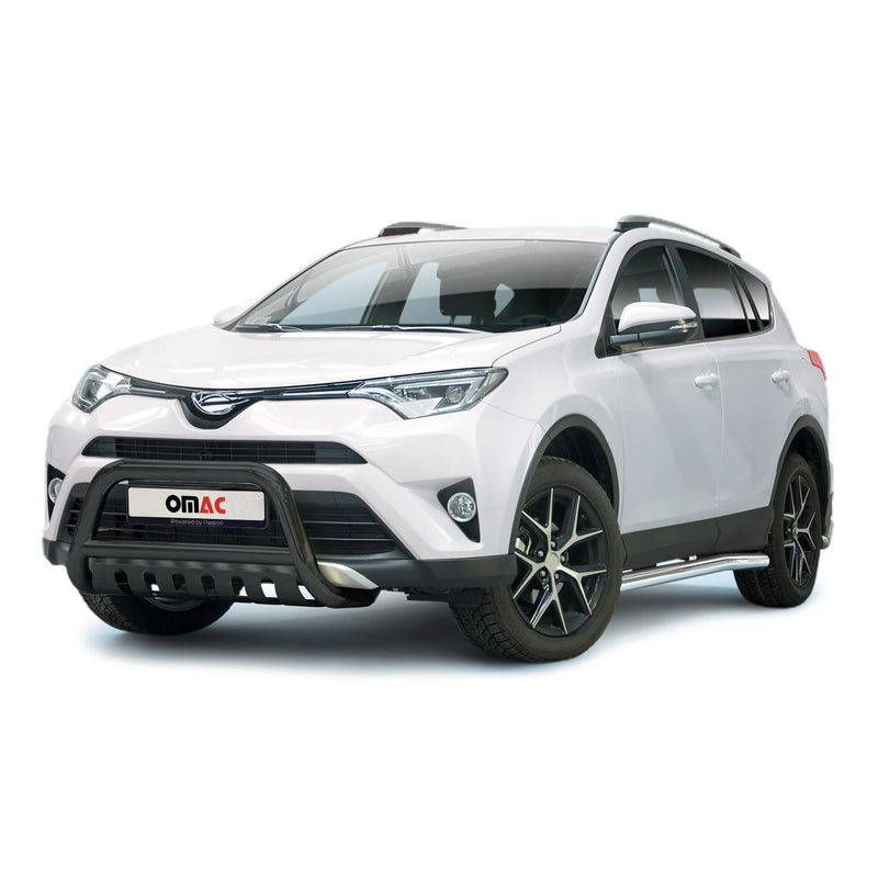 Frontbügel Frontschutzbügel für Toyota RAV4 2016-2025 Edelstahl mit ABE Schwarz