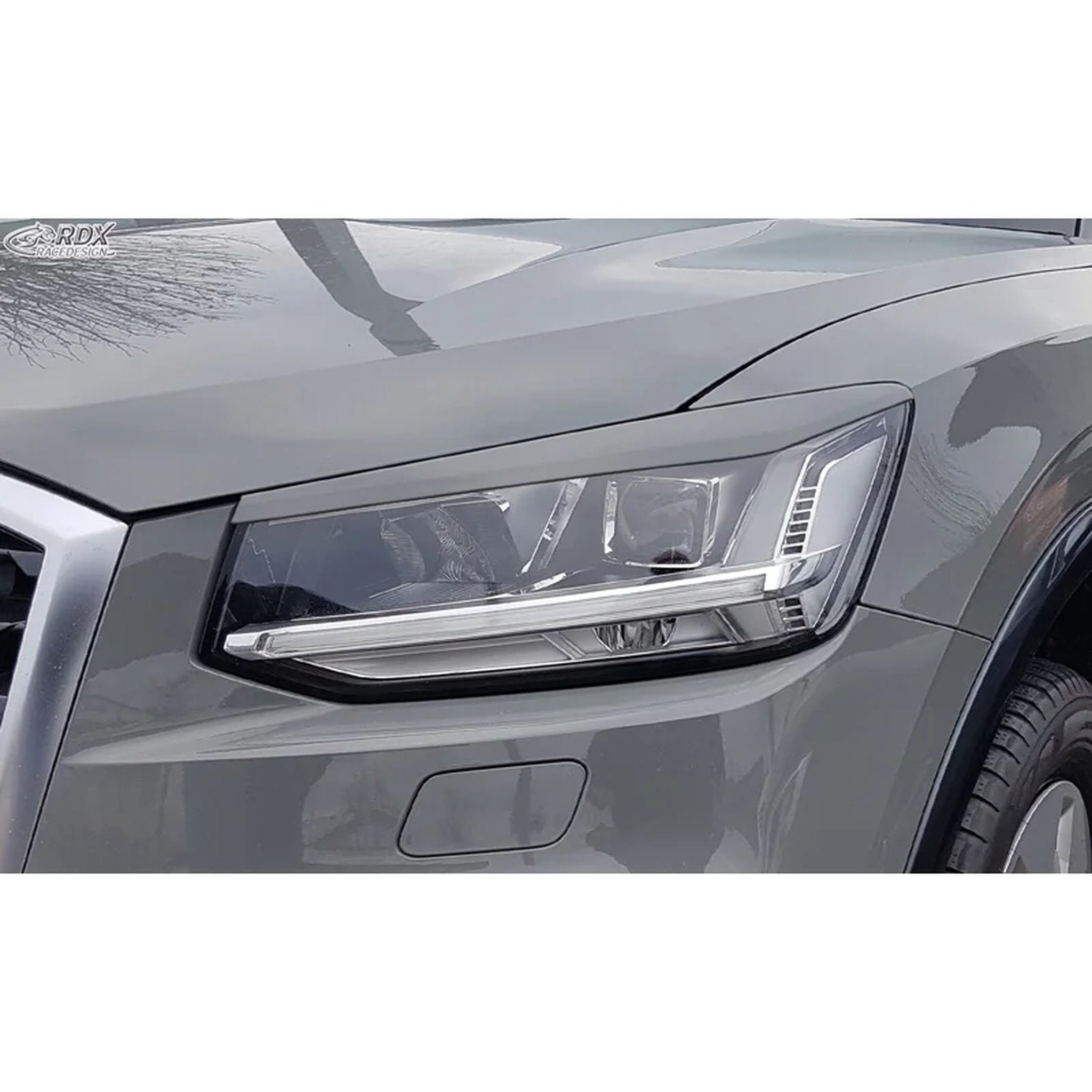 RDX Scheinwerferblenden für Audi Q2 GA 2016- ABS TÜV