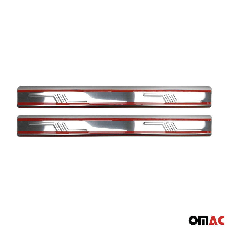 Einstiegsleisten Türschweller für Toyota Corolla 2007-2013 Edelstahl Silber 2tlg