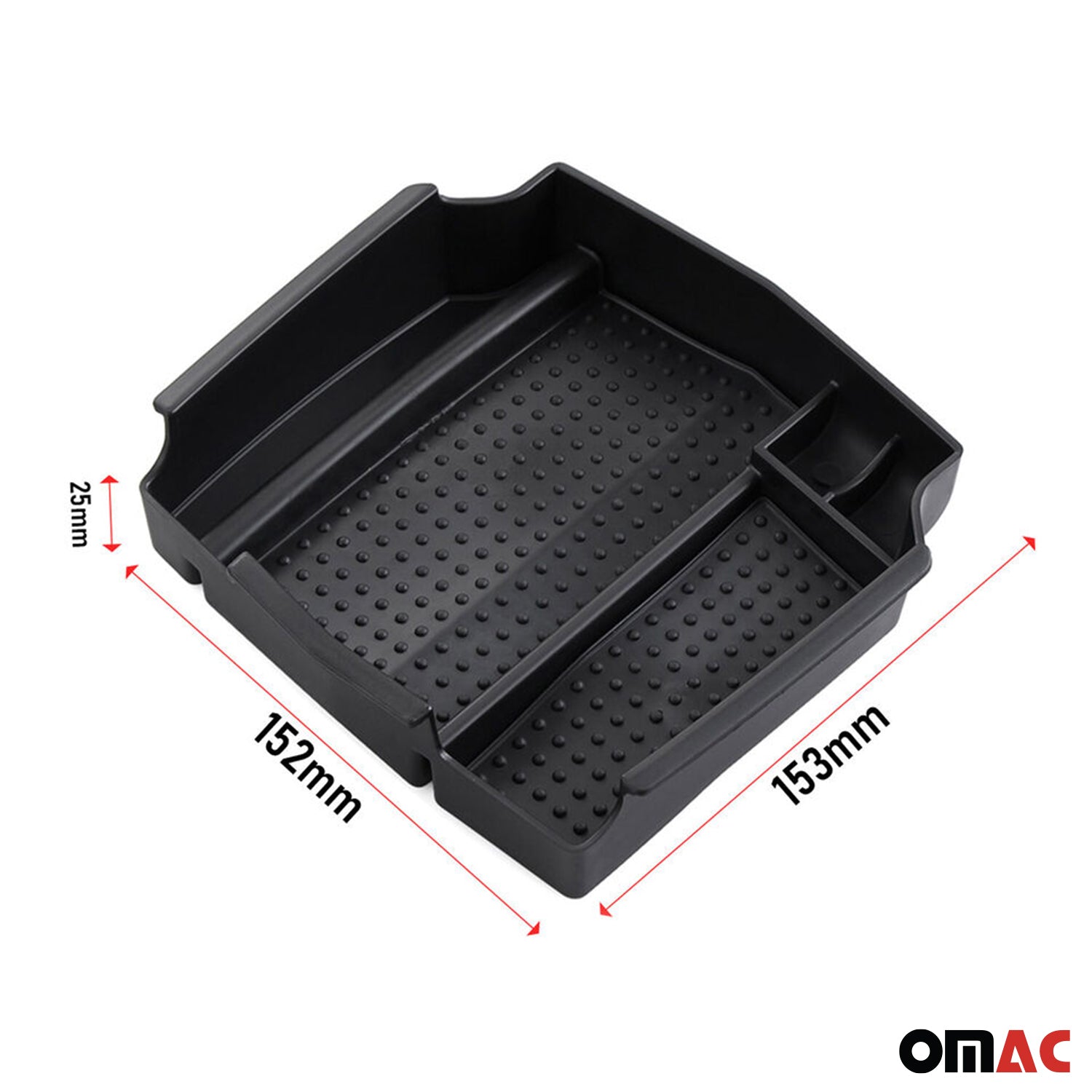Armauflage Ablagebox Zentrale Storage-Box für Honda CR-V 2012-2019 ABS Schwarz
